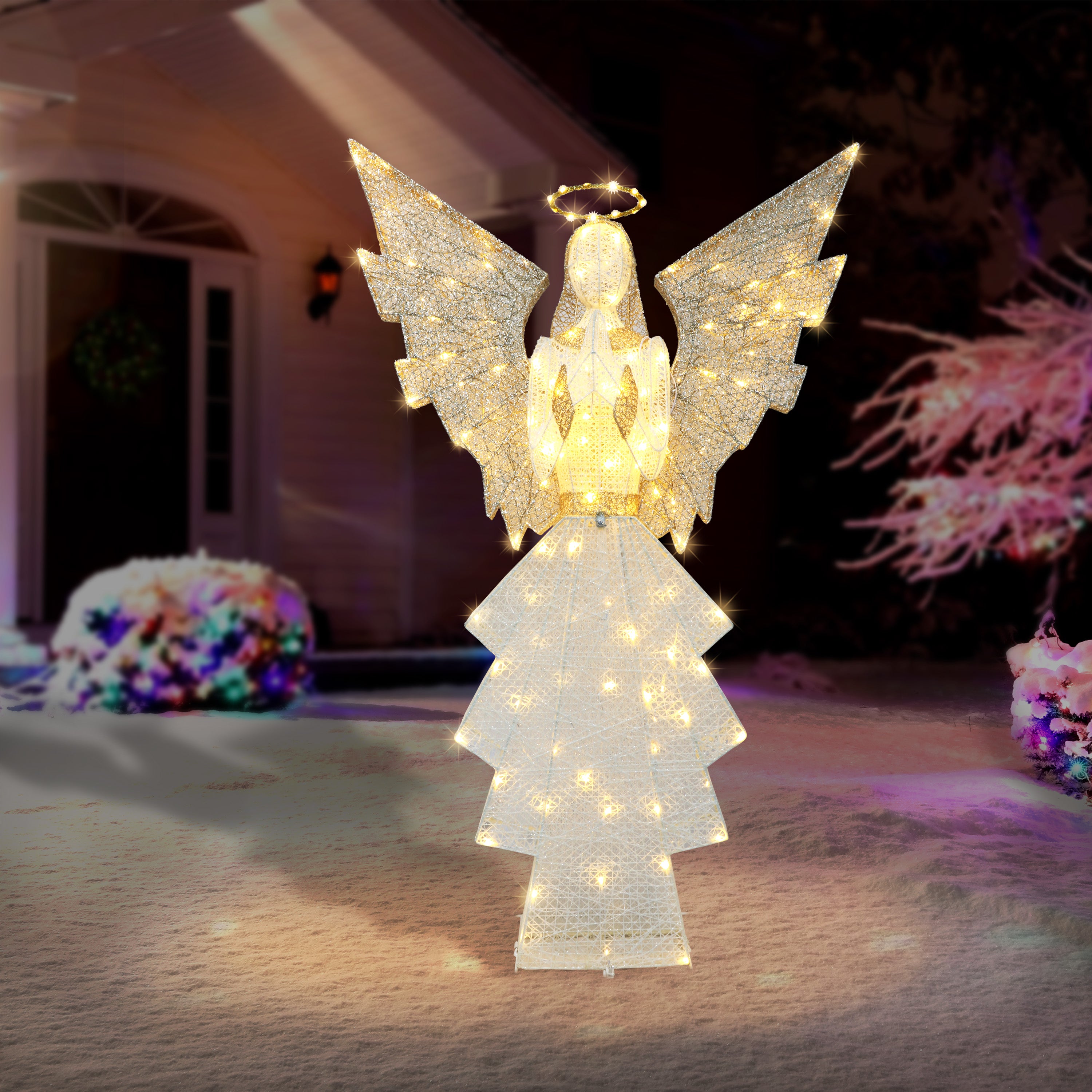 60in Outdoor Lighted Angel